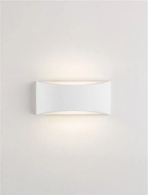 Aplica de perete ambientala din ghips ANELLO alb