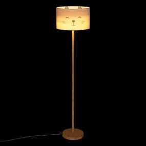 Atmosphera - Lampă de podea pentru copii FÉLIX 1xE27/40W/230V pisică