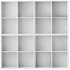 Bibliotecă albă suspendată 70x70 cm Mistral – Hammel Furniture