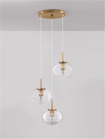 Lustra cu 3 pendule design modern MAEVE