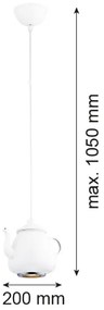 Argon 3650 - Lampa suspendata JAMAJKA 1xGU10/50W/230V