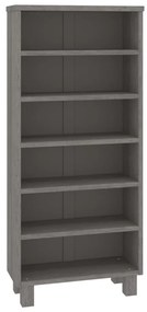 340523 vidaXL Dulap CD, gri deschis, 45x18x100 cm, lemn masiv de pin
