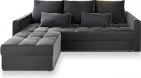 OFERTA Canapea coltar extensibila ZENOVA 220x140 cm, reversibila, calitatea II