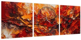 Tablou - Abstracție (cu ceas) (90x30 cm)