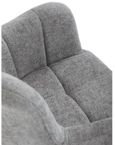 Set de scaune de sufragerie cu mecanism deîntoarcere DCH-T1122 GREY2, 2 buc.