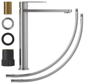 Baterie de lavoar BATH DELUXE 28-027-02-83-02 TARNBY 27,3 cm crom