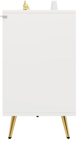 Comodă de sufragerie cu 6 sertare spațioase, Alb | Aosom Romania