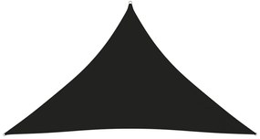 Parasolar, negru, 5x5x6 m, tesatura oxford, triunghiular