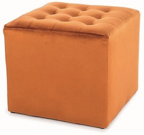 Scaun Lori Velvet, portocaliu