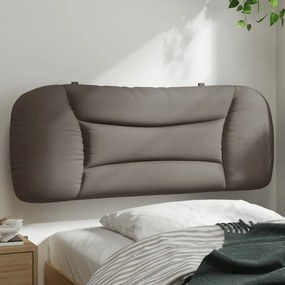 374553 vidaXL Pernă pentru tăblie de pat, gri taupe, 100 cm, material textil