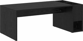 vidaXL Masă de cafea Stejar Negru 101,5 x 50 x 37 cm Lemn compozit