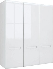 Dulap AZTECA TRIO, alb, cu 3 usi, 180x57x210 cm