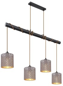 Lustra suspendata design modern CINDY 15584-4H1 GL