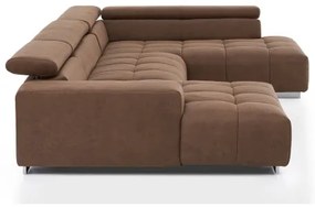 Colțar în formă de U TROPEA, dreapta, maro