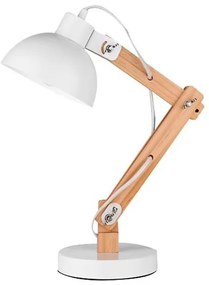Lampa de birou cu brat articulat Lila alb NVL-671601