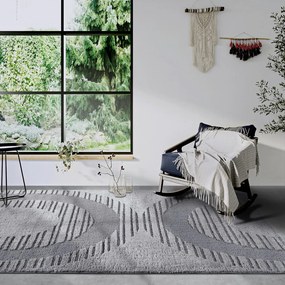 Covor gri 160x235 cm Bartoux Light Grey – Elle Decoration