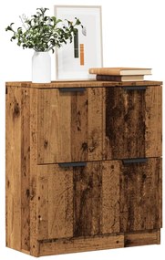 vidaXL Dulap, lemn învechit, 60x30x70 cm, lemn prelucrat