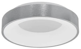 Plafoniera LED moderna 38cm RANDO THIN argintie NVL-9353834