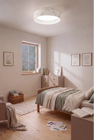 Brilagi-LED Plafonieră VELVET VARI LED/24W/230V CCT Ø 45 cm alb/cu flori