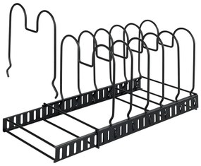 Suport veselă bucătărie Wenko Basic, negru