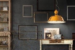 Lustra design retro realizata manual din ceramica INDUSTRIAL