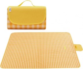 Saltea de plaja pliabila pentru picnic PIKNIX 145x200 cm - mai multe culori Culoare: Portocaliu