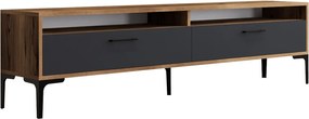 Comoda TV, Hanah Home, Istanbul 2, 180x35x47 cm, Nuc / Antracit
