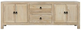 Comoda TV, natur, din lemn de ulm reciclat, Elowen