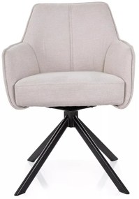Scaun Notti bej deschis/negru Brego22
