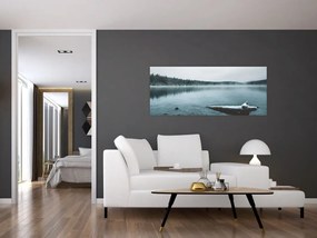 Tablou - lacul nordic înghețat (120x50 cm)