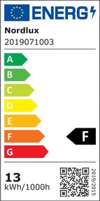 Aplica LED exterior cu iluminat up/down IP44 Asbol Kubi negru 2019071003 NL