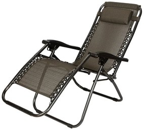 2 buc. scaun gravitatie zero pentru gradina cu masuta