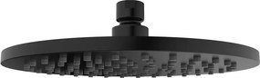 Palarie de dus rotunda Omnires Slimline 200 mm negru mat