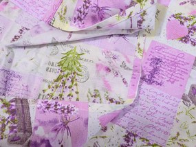 Lenjerie de pat din bumbac LAVENDER mov, plic hotel Dimensiune lenjerie de pat: 70 x 90 cm | 140 x 200 cm