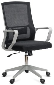 Scaun de birou reglabil pe inaltime cu suport lombar OFF 631 negru