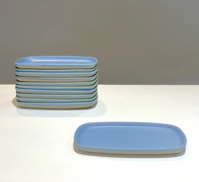 Platou Heritage Albastru Servire (Lungime 22,5cm, Latime 15,5cm)