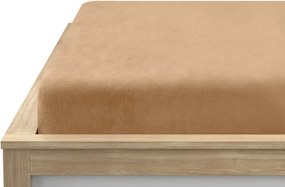 Cearsaf Cocolino microplus cu elastic SOFT 90x200 cm bej