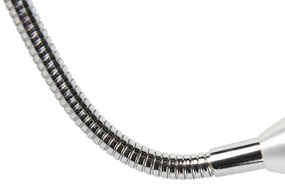 Lampa de perete moderna alba cu brat flexibil - Brescia Combi