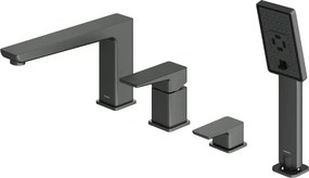 Baterie de cada/dus cu 4 elemente Omnires Parma grafit