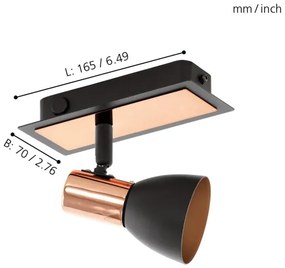 Spot LED Eglo 94584 BARNHAM 1xGU10/3,3W/230V