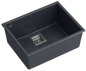 Chiuveta din granit DAVID 50 negru metalic