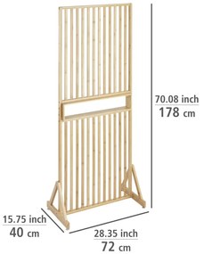 Paravan în culoare naturală din bambus Kailua – Wenko