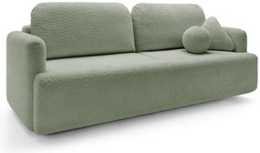 Canapea trei locuri Linaki  (verde marin + negru). 1099119