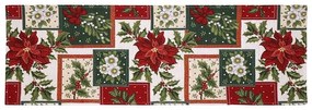 Traversă de masă Goblen Poinsettie 32 x 96 cm