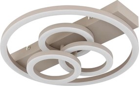 Globo 48040-40SA-LED Plafonieră dimabilă DARRYL I LED/40W/230V dim.: 35 x 33 cm bej + telecomandă