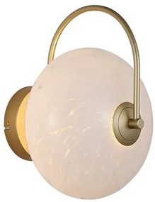 Aplica LED metal auriu sticla decorativa Confetti