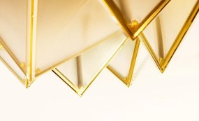 Plafoniera tridimensionala origami pliat complex PYRAMIDS