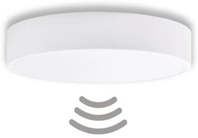 Plafonieră cu senzor CLARE 3xE27/24W/230V d. 40 cm alb Brilagi