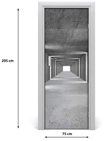Autocolante pentru usi Tunelul de beton