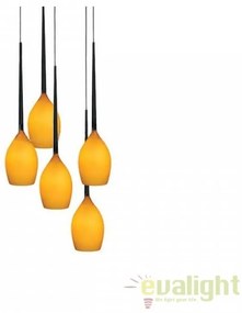 Lustra moderna Izza 5 Amber